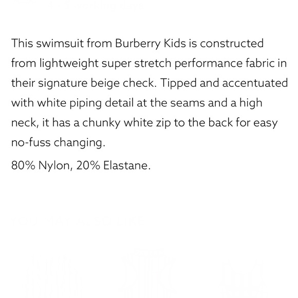 Burberry Vintage Check Swimsuit - Picture 15 of 16